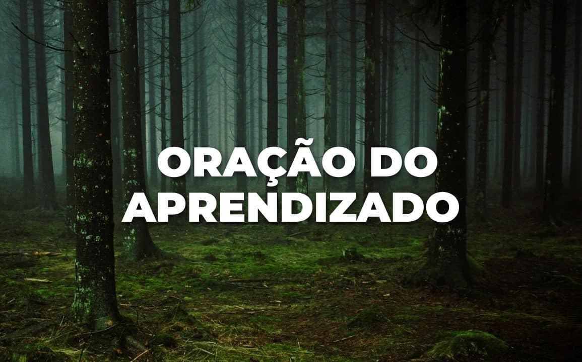 ORAÇÃO DO APRENDIZADO