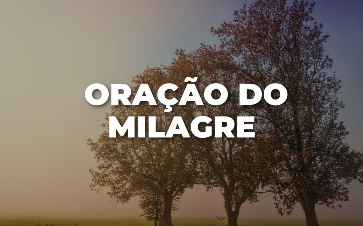 ORAÇÃO DO MILAGRE