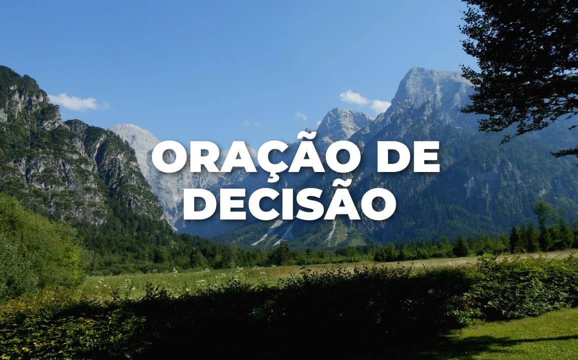 ORAÇÃO DE DECISÃO