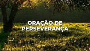 ORAÇÃO DE PERSEVERANÇA