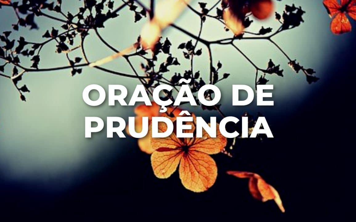 ORAÇÃO DE PRUDÊNCIA