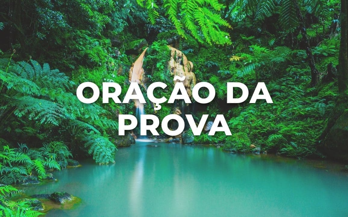 ORAÇÃO DA PROVA