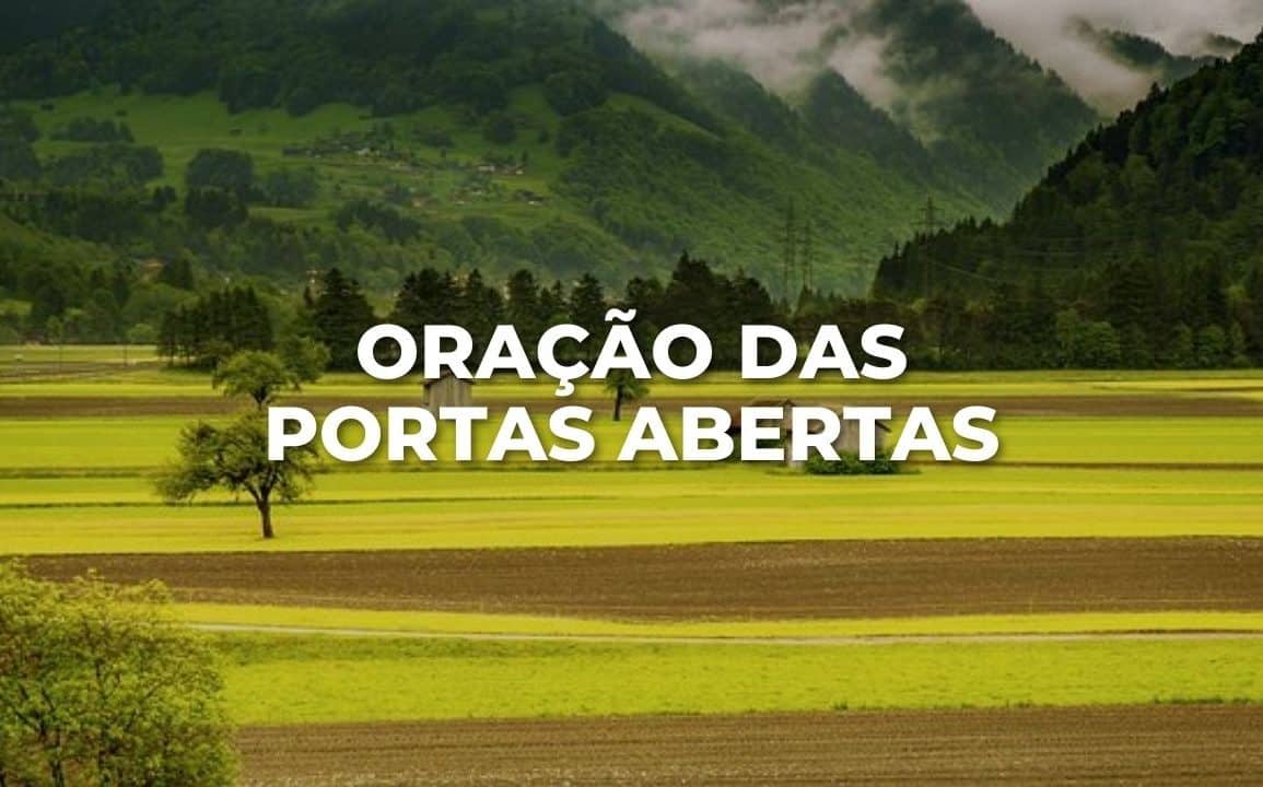 ORAÇÃO DAS PORTAS ABERTAS