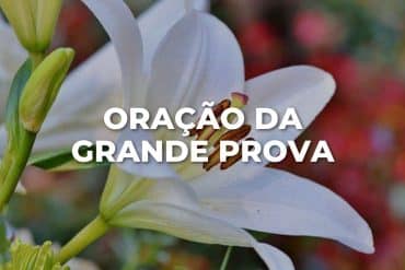 ORAÇÃO DA GRANDE PROVA