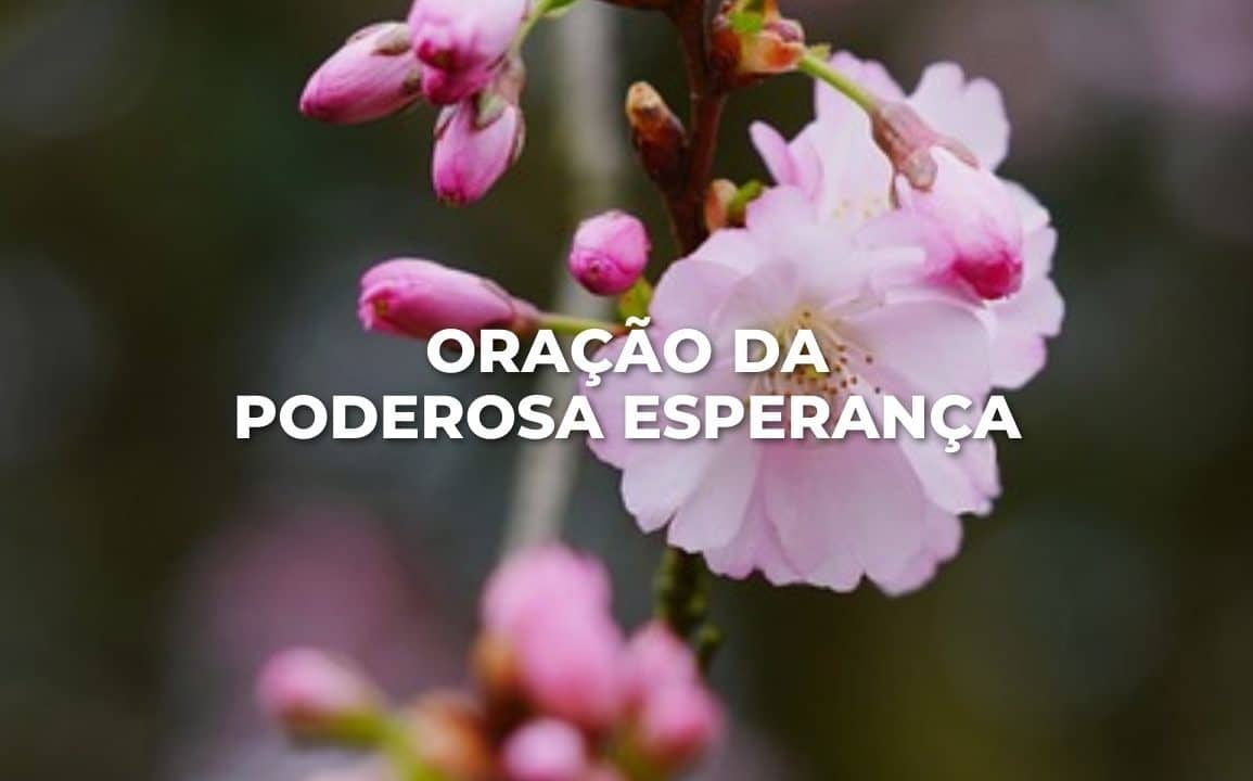 ORAÇÃO DA PODEROSA ESPERANÇA