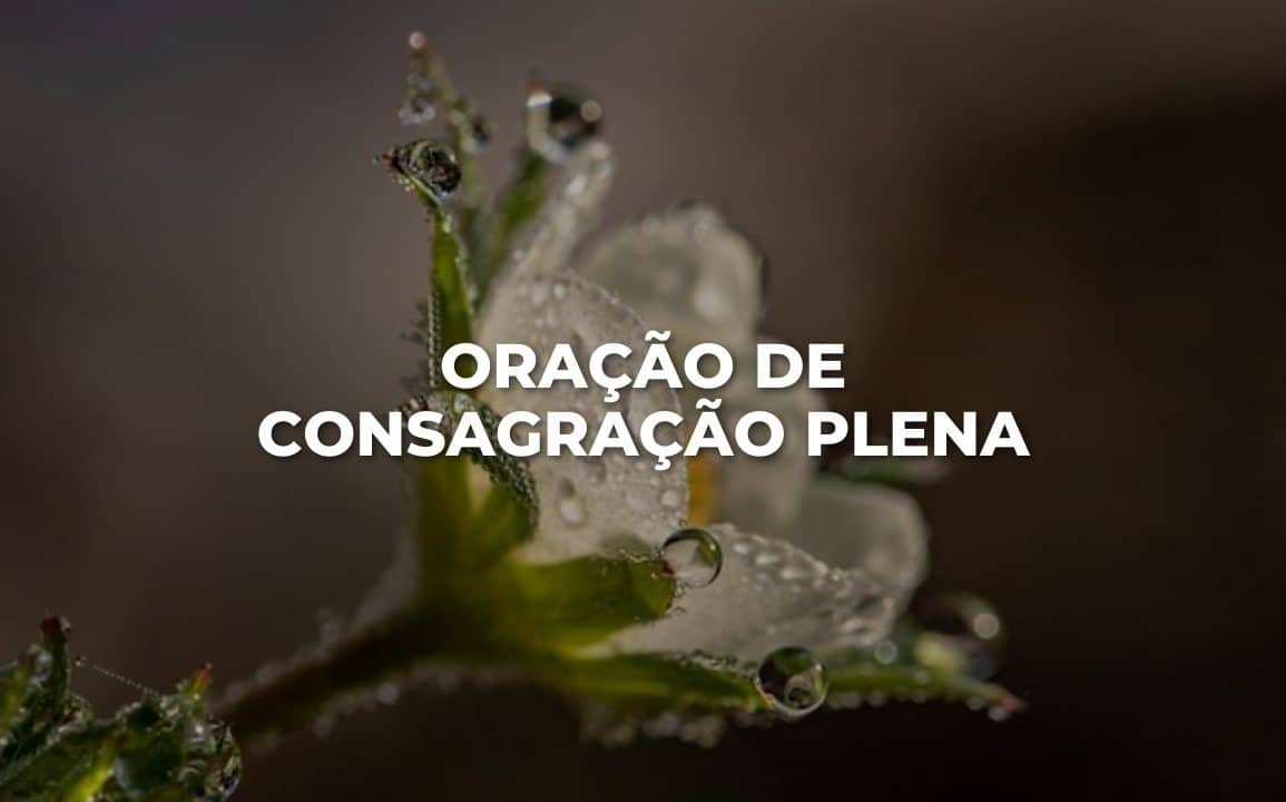 ORAÇÃO DE CONSAGRAÇÃO PLENA