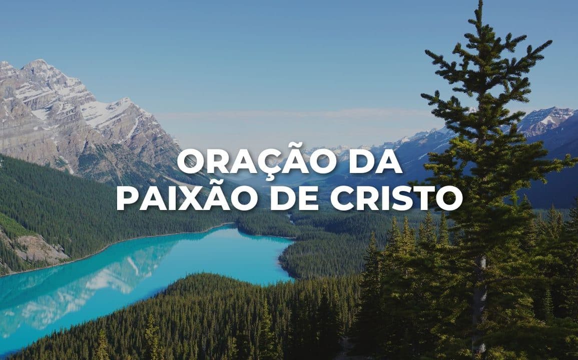 ORAÇÃO DA PAIXÃO DE CRISTO