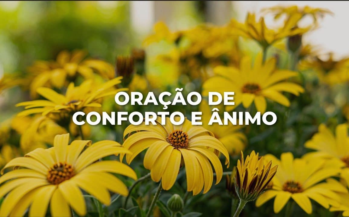 ORAÇÃO DE CONFORTO E ÂNIMO