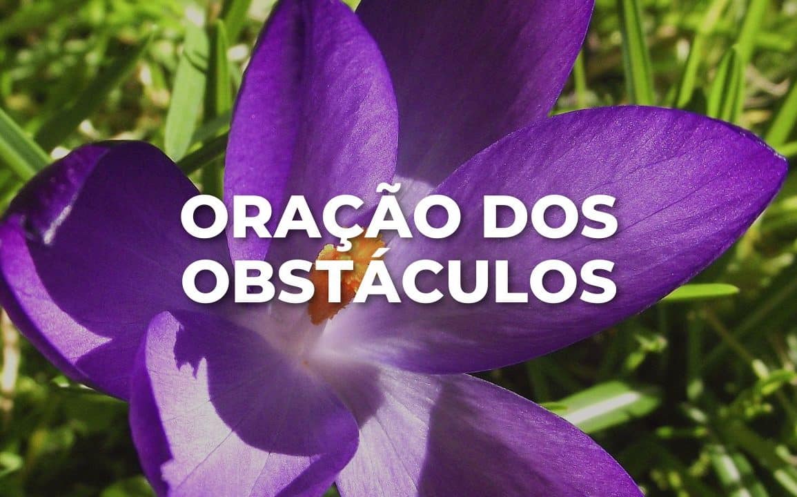 ORAÇÃO DOS OBSTÁCULOS