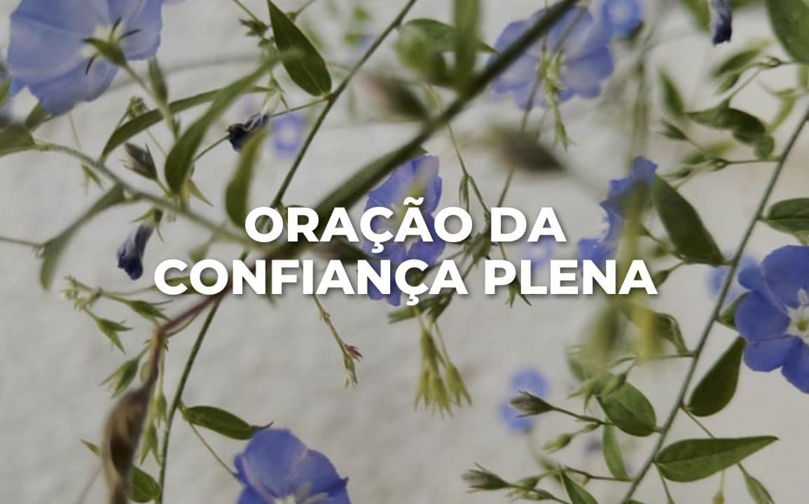 ORAÇÃO DA CONFIANÇA PLENA