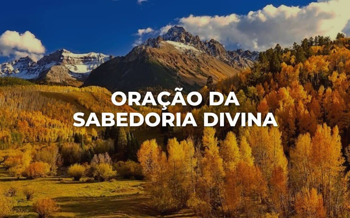 ORAÇÃO DA SABEDORIA DIVINA