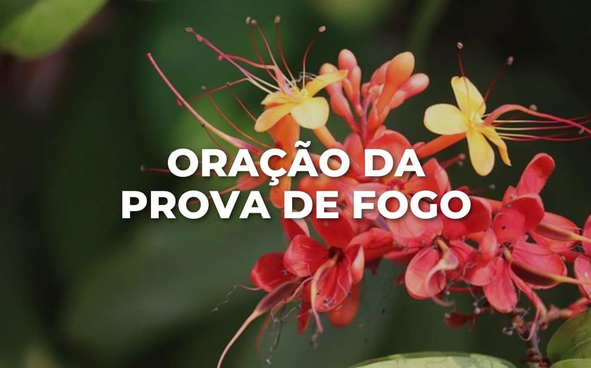 ORAÇÃO DA PROVA DE FOGO