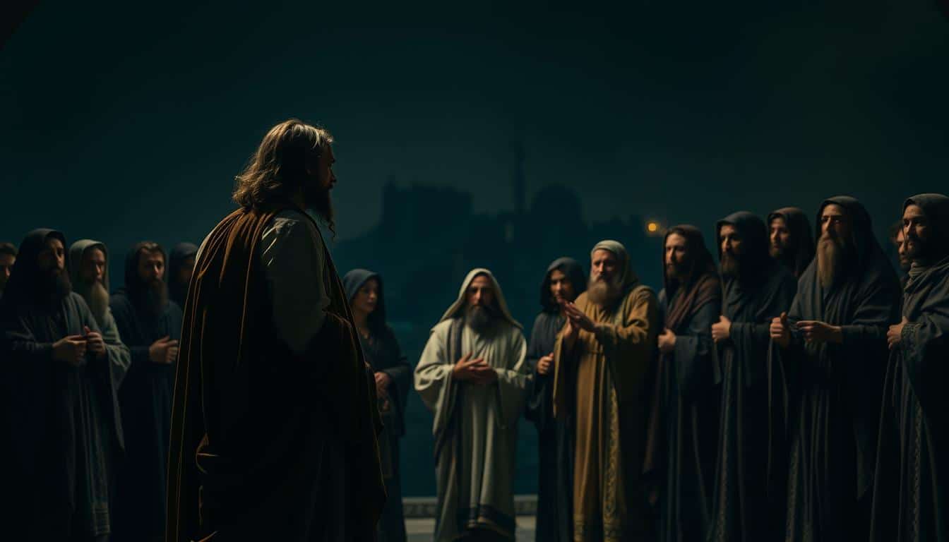 Jesus' warning to the Pharisees.