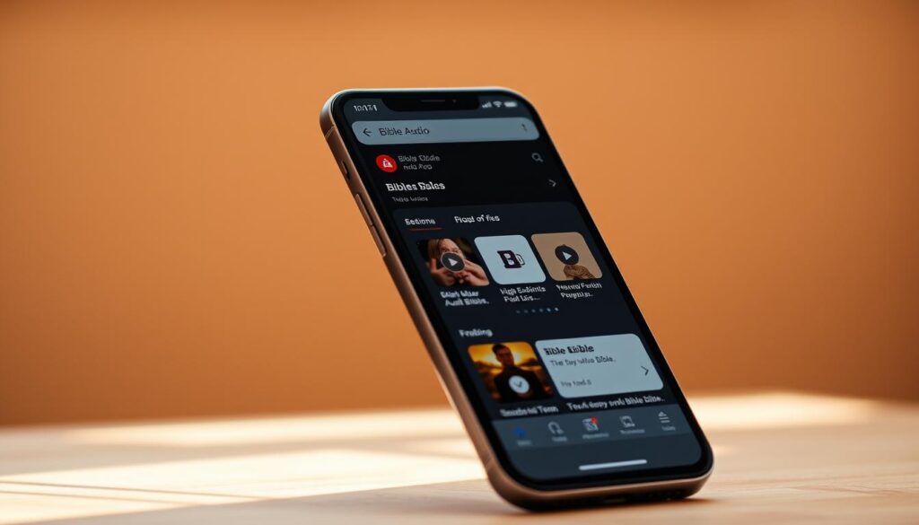 tipos de apps Bíblia áudio