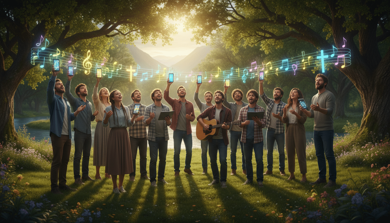 Apps de música cristã